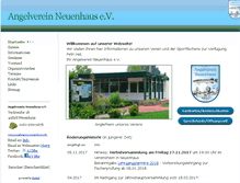 Tablet Screenshot of angelverein-neuenhaus.de